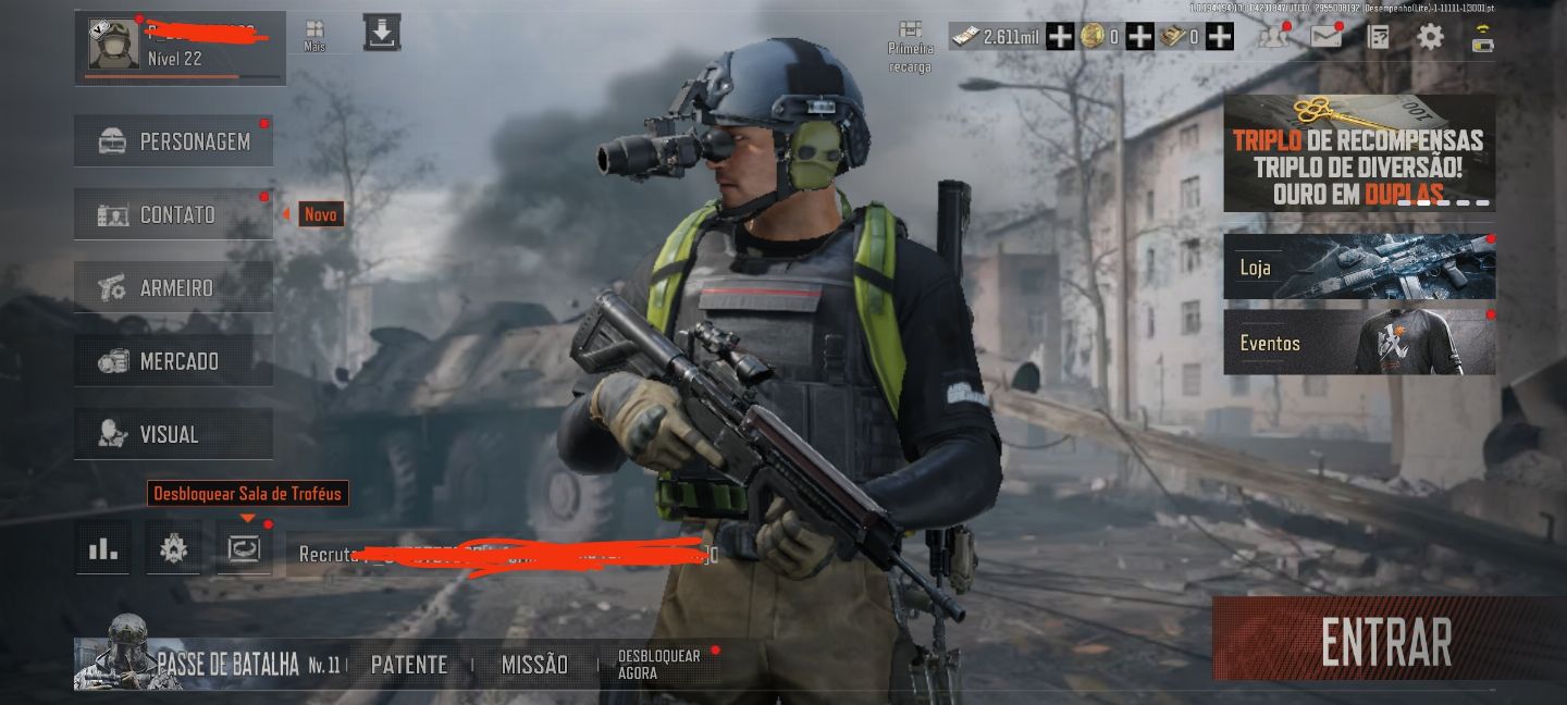 CONTAS ARENA BREAKOUT MOBILE FULL ACESSO