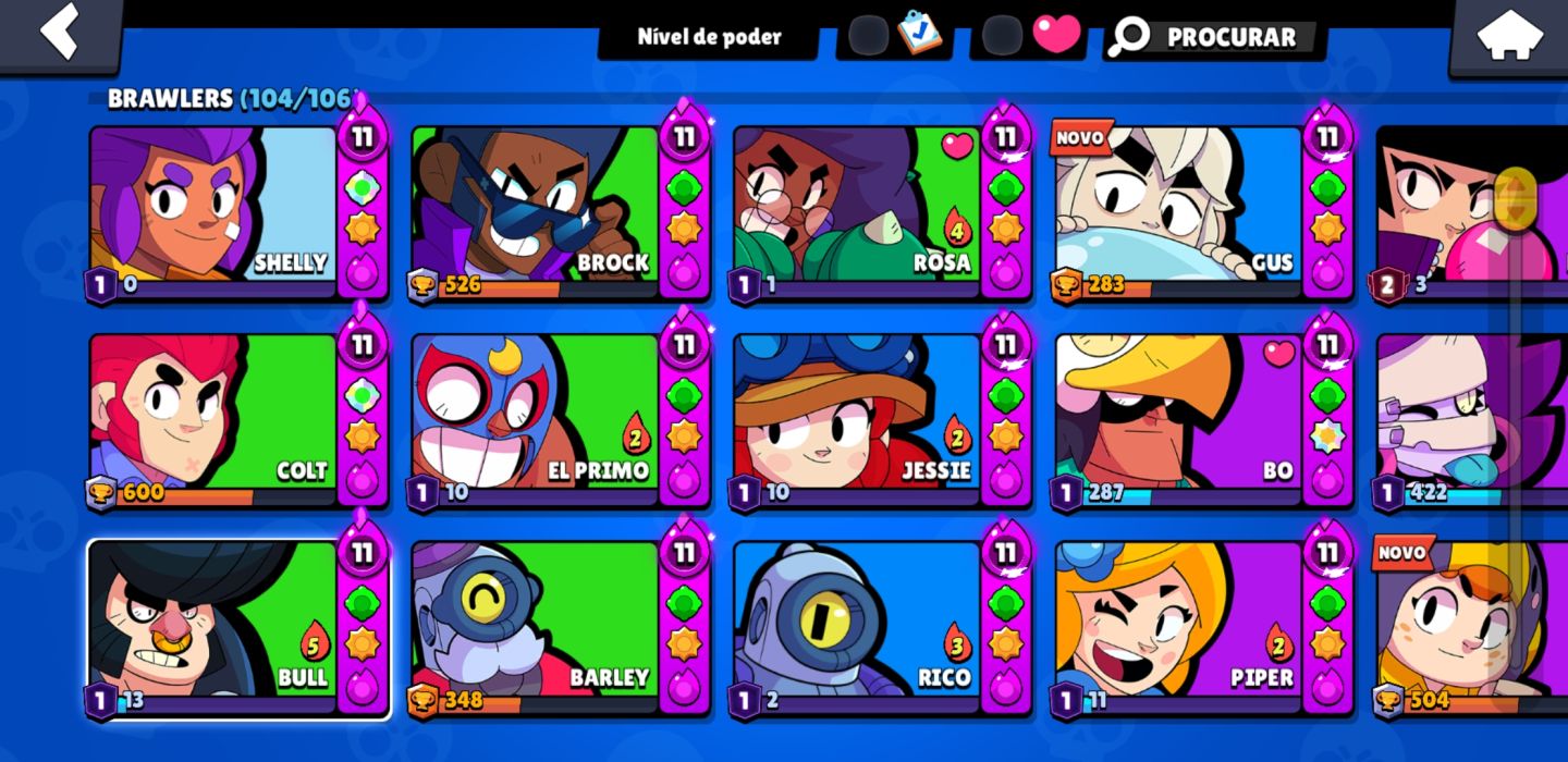 CONTA BRAWL STARS 50K DE TROFÉUS PRA SAIR LOGO