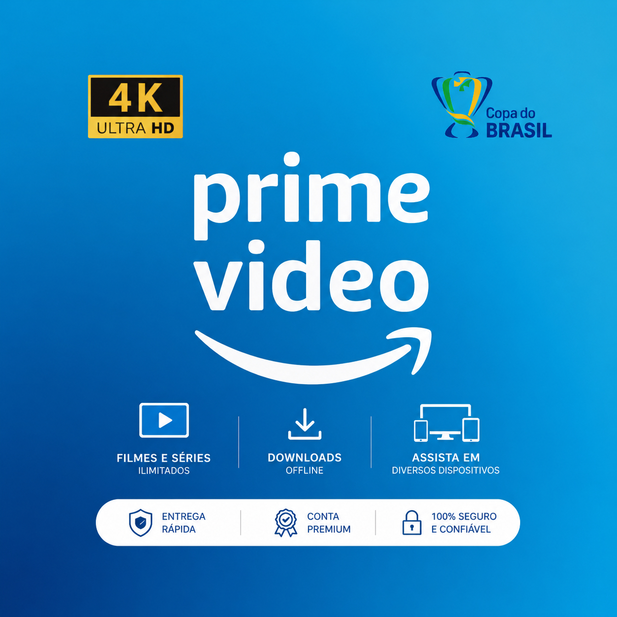 PRIME VIDEO GARANTIA DE 30 DIAS + PRIME GAMING - CONTA PRIVADA