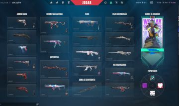 Conta de valorant com muitas skins!!