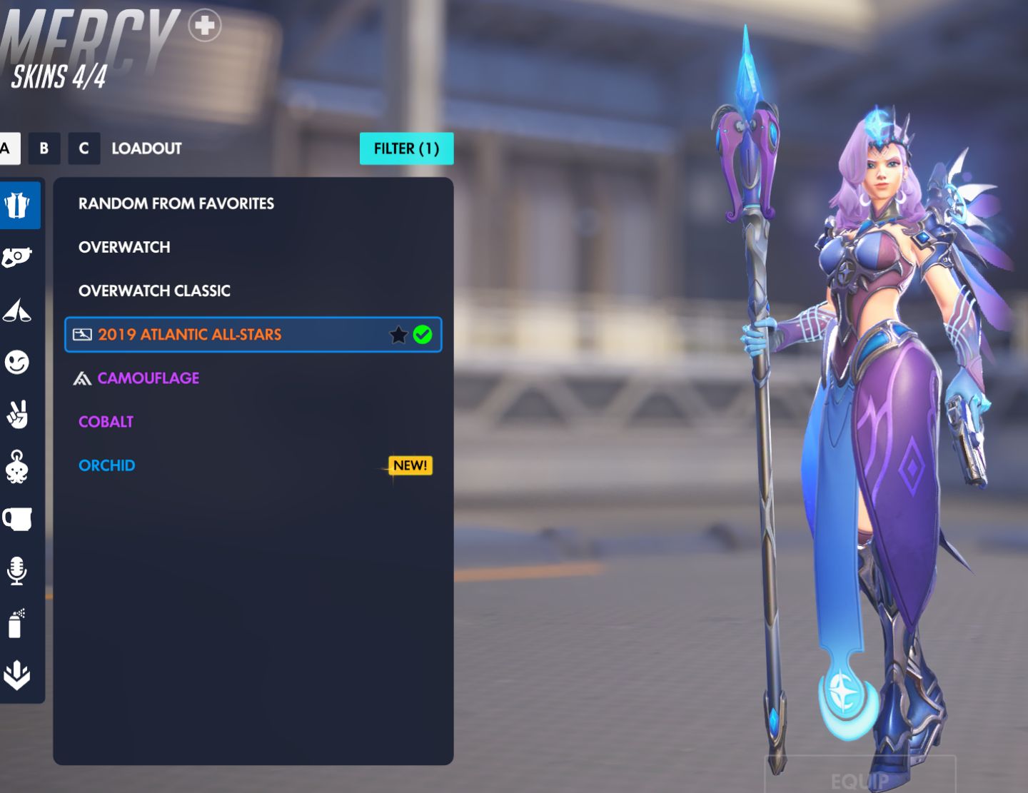 +30 SKINS, 2019 ALL-STAR MERCY, 1100 OVERWATCH COINS, FESTIVE KIRIKO, 8BIT