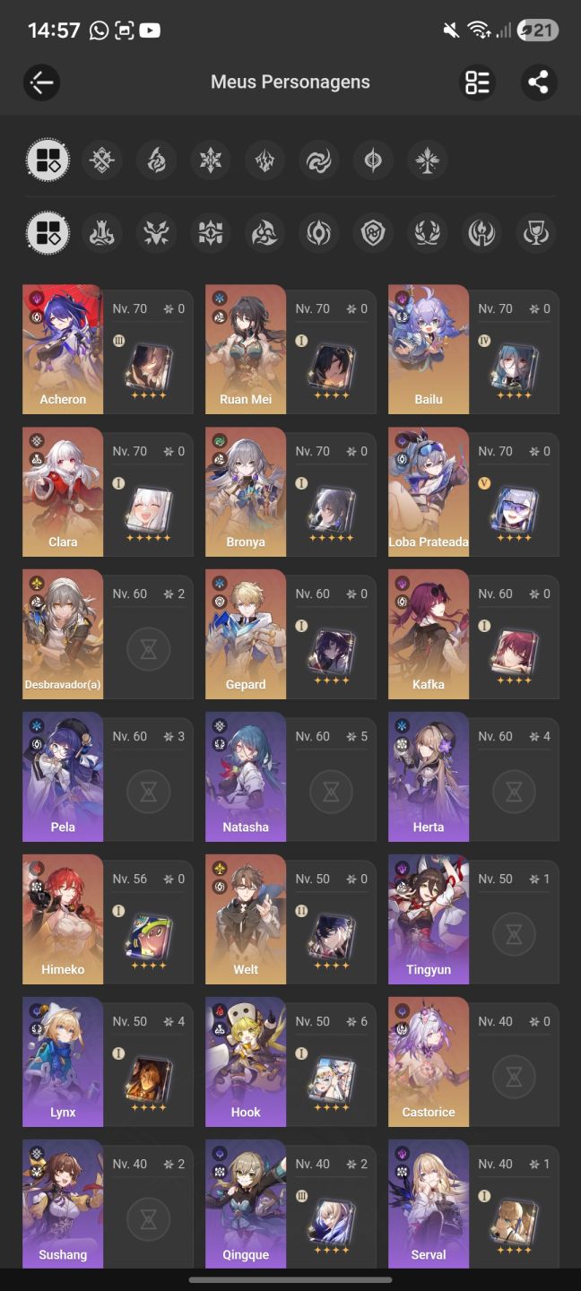 CONTA GENSHIN + HONKAI + H3RD (tudo no mesmo login)
