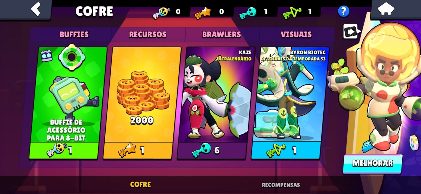 CONTA BRAWL STARS COM MUITAS SKINS E BRAWLERS UPADOS