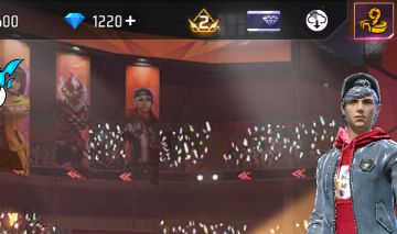 CONTA FREE FIRE NÍVEL 15 + 1200 DIAMANTES
