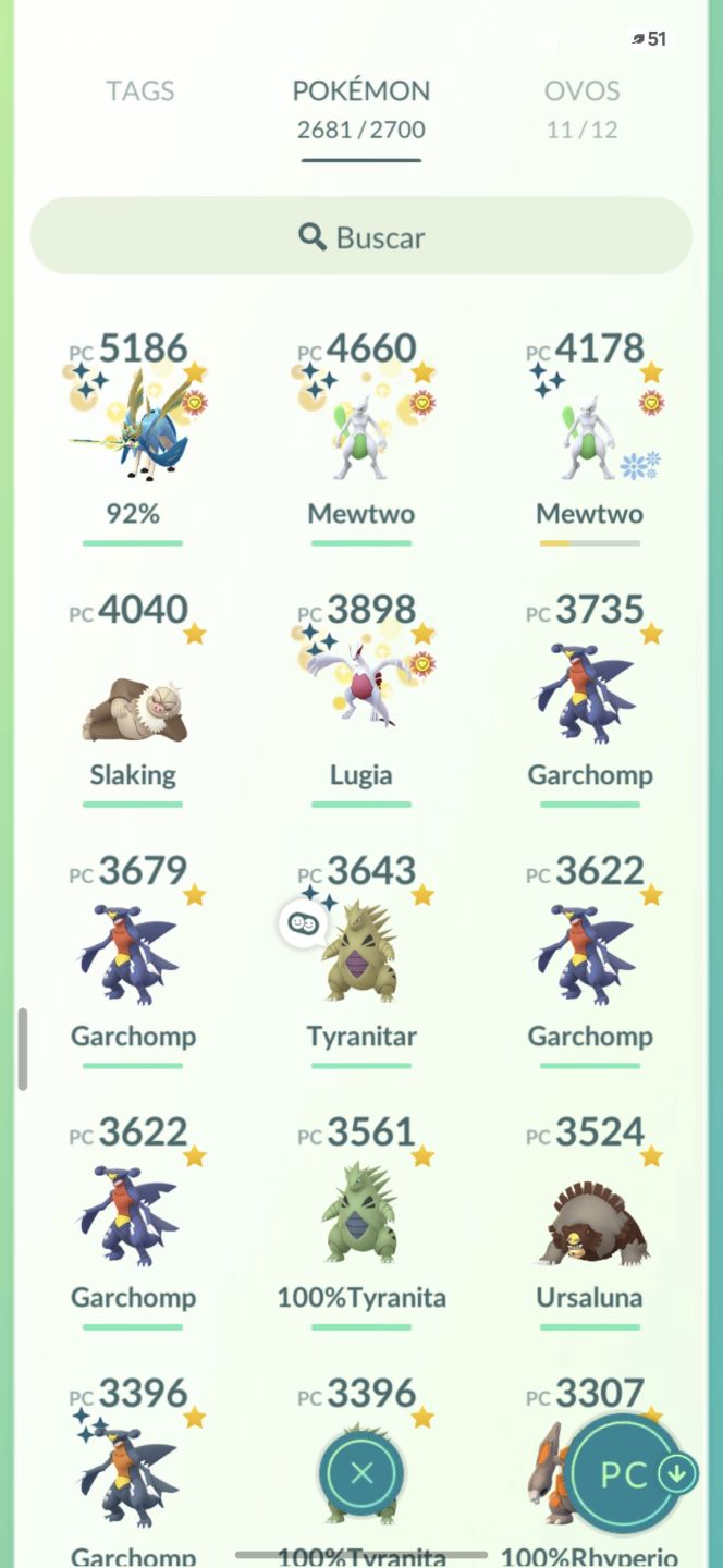 CONTA POKEMON GO MUITO SHINY
