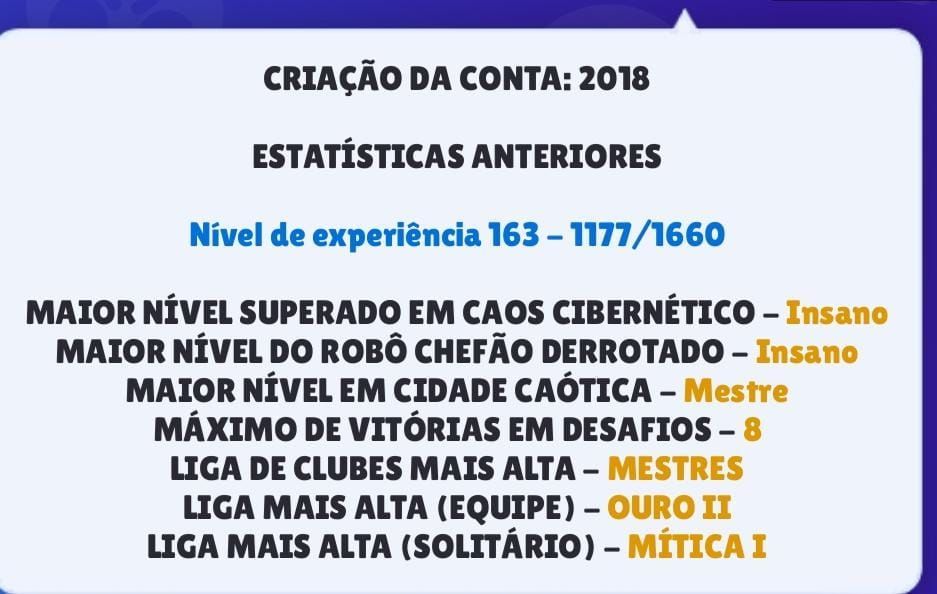 CONTA BRAWL STARS 83/85 BRAWLERS, 43K TROFÉUS, ANTIGA (2018), MUITA SKIN.