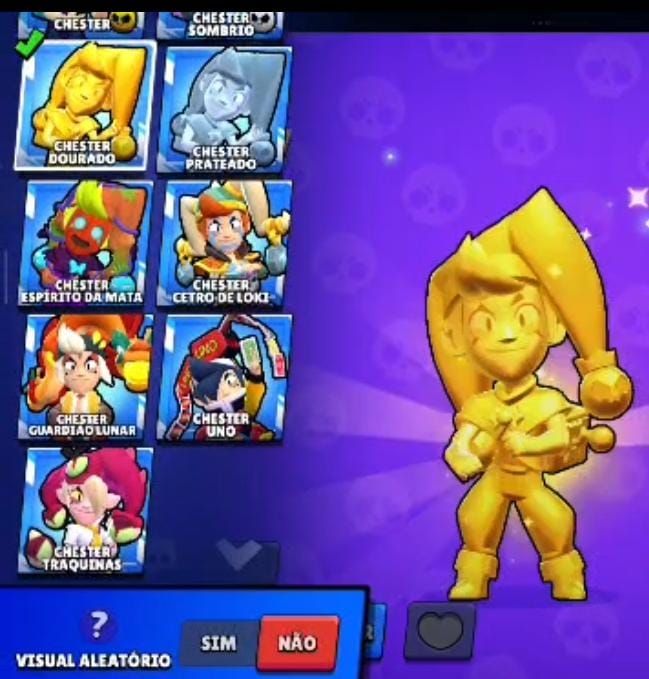 CONTA RARA ANTIGA BRAWL STARS