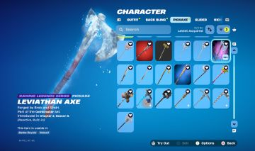 Conta Fortnite com machado do Kratos, vários passes e skins de loja!