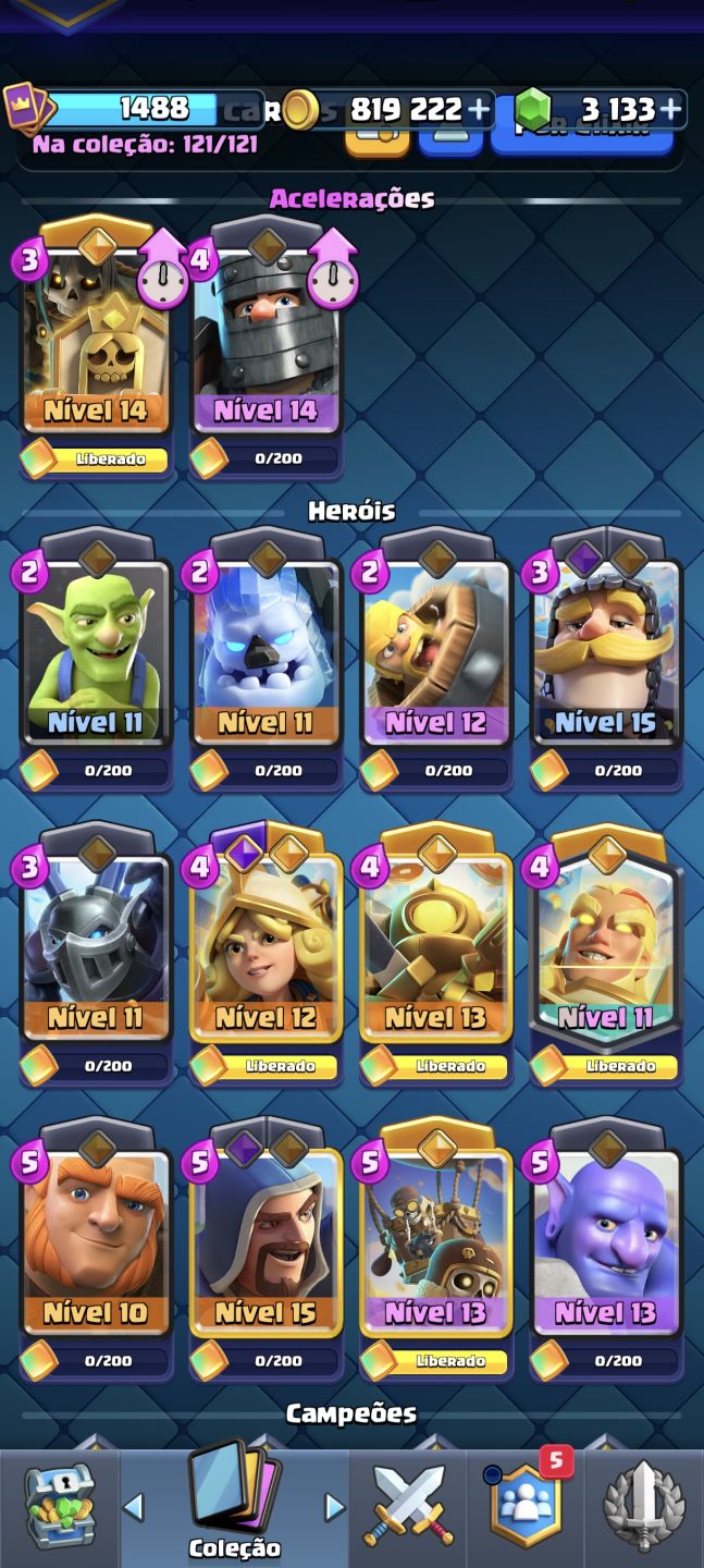 Brawl Stars + Clash of Clans + Clash Royale Os 3 jogos na mesma conta!