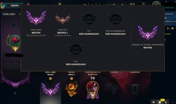 Conta mestre 300pdl MMR alto 70% wr
