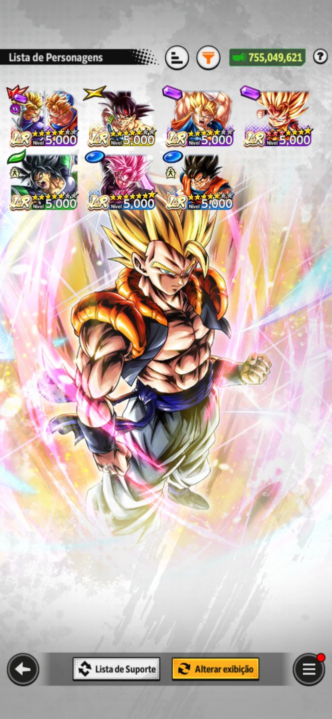 Conta Dragon ball Legends