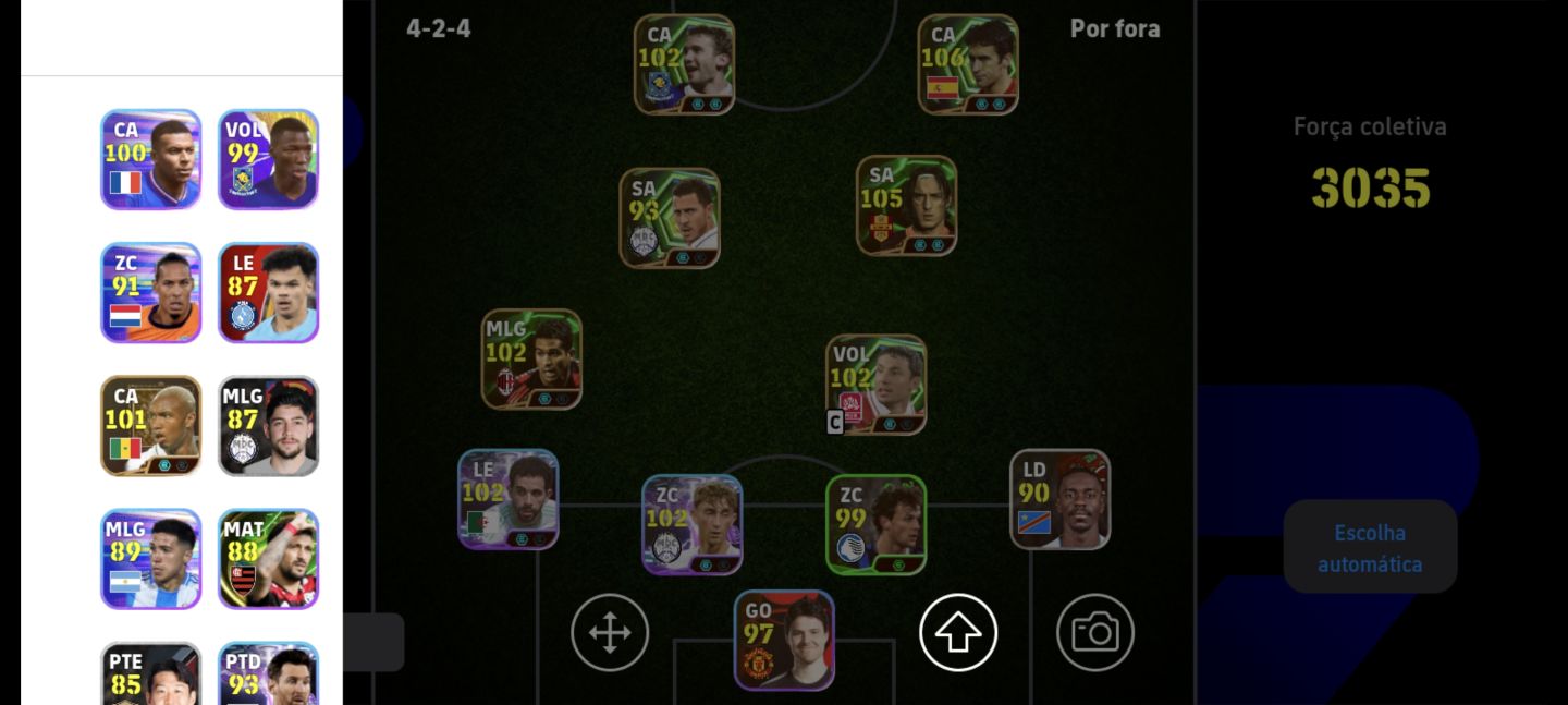 CONTA DE EFOOTBALL