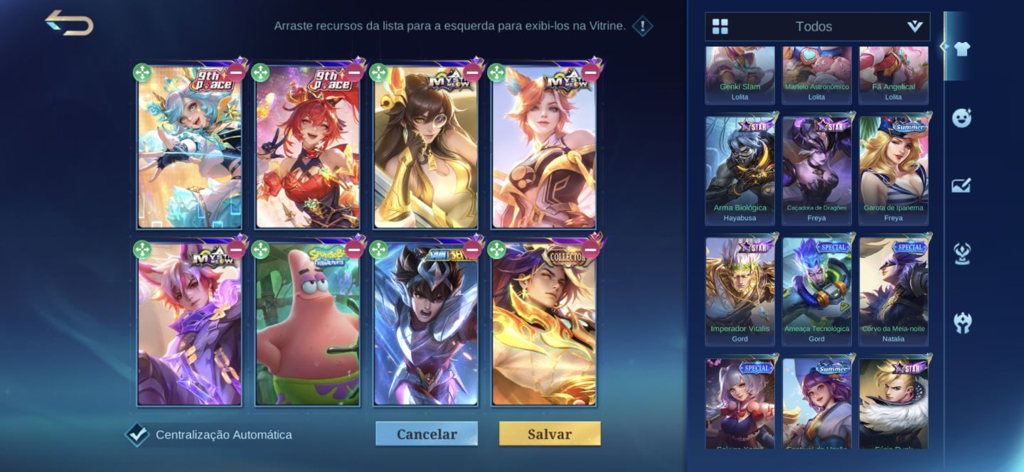 Conta high elo 500+ stars