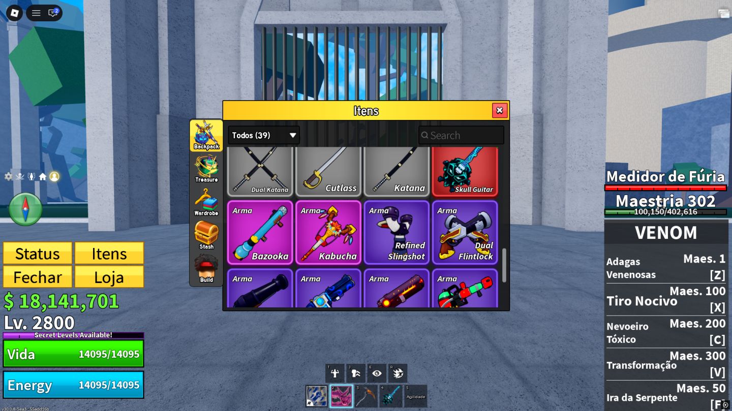 LV2800 + GODHUMAN + VENOM + CDK + TTK + FOICE SAGRADA + SKULL GUITAR