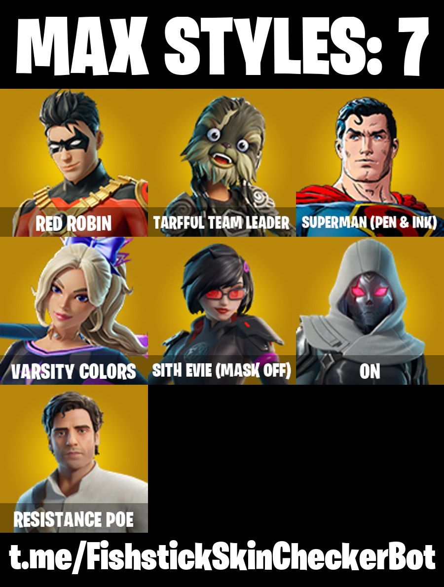 Conta Fortnite com Poe Dameron | Wookiee Team Leader | General Grievo e 36 Skins