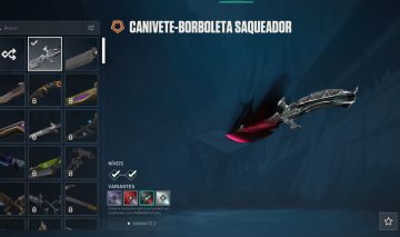 CONTA TOP VALORANT PACOTE SAQUEADOR DA BUTTERFLY COMPLETO