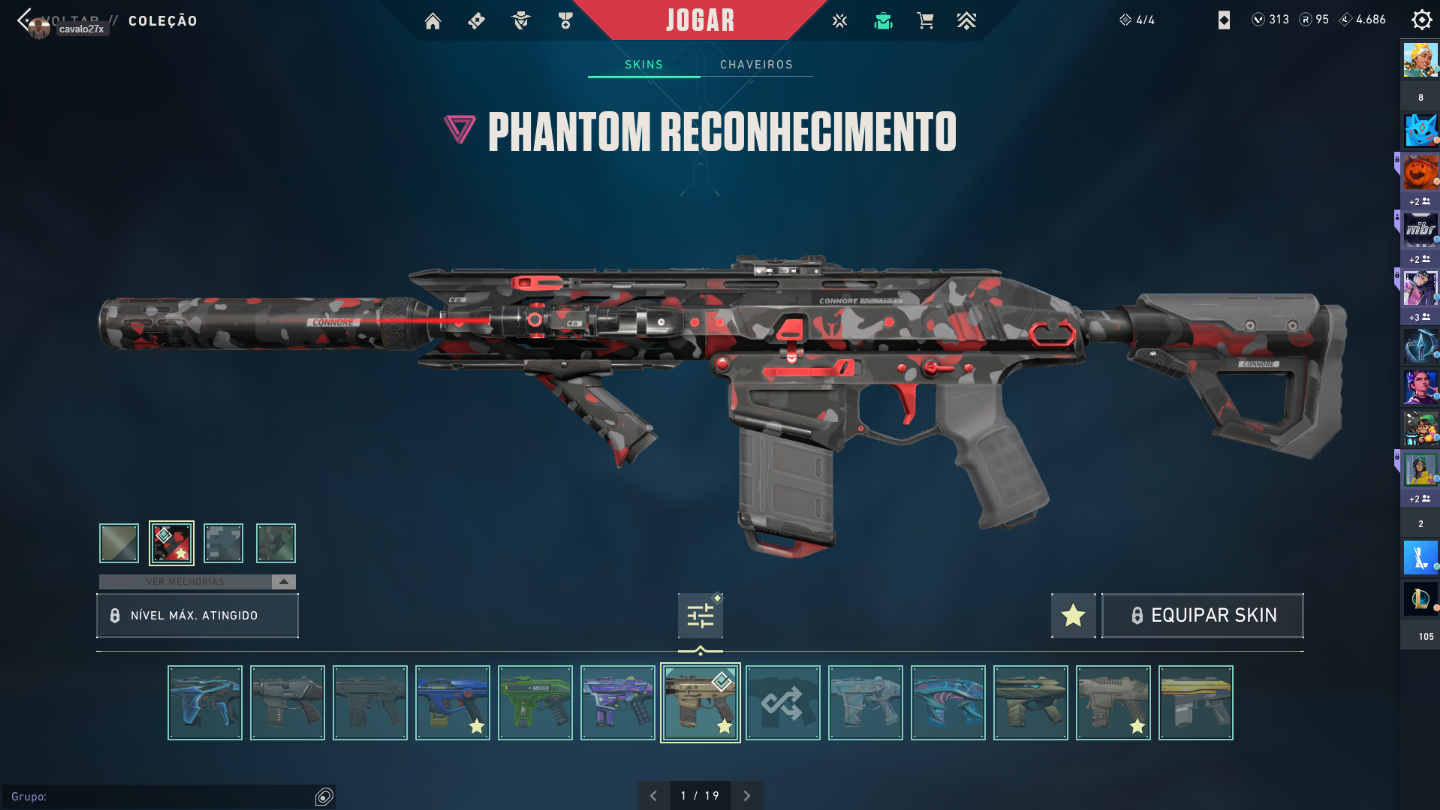 CONTA VALORANT VARIAS SKINS