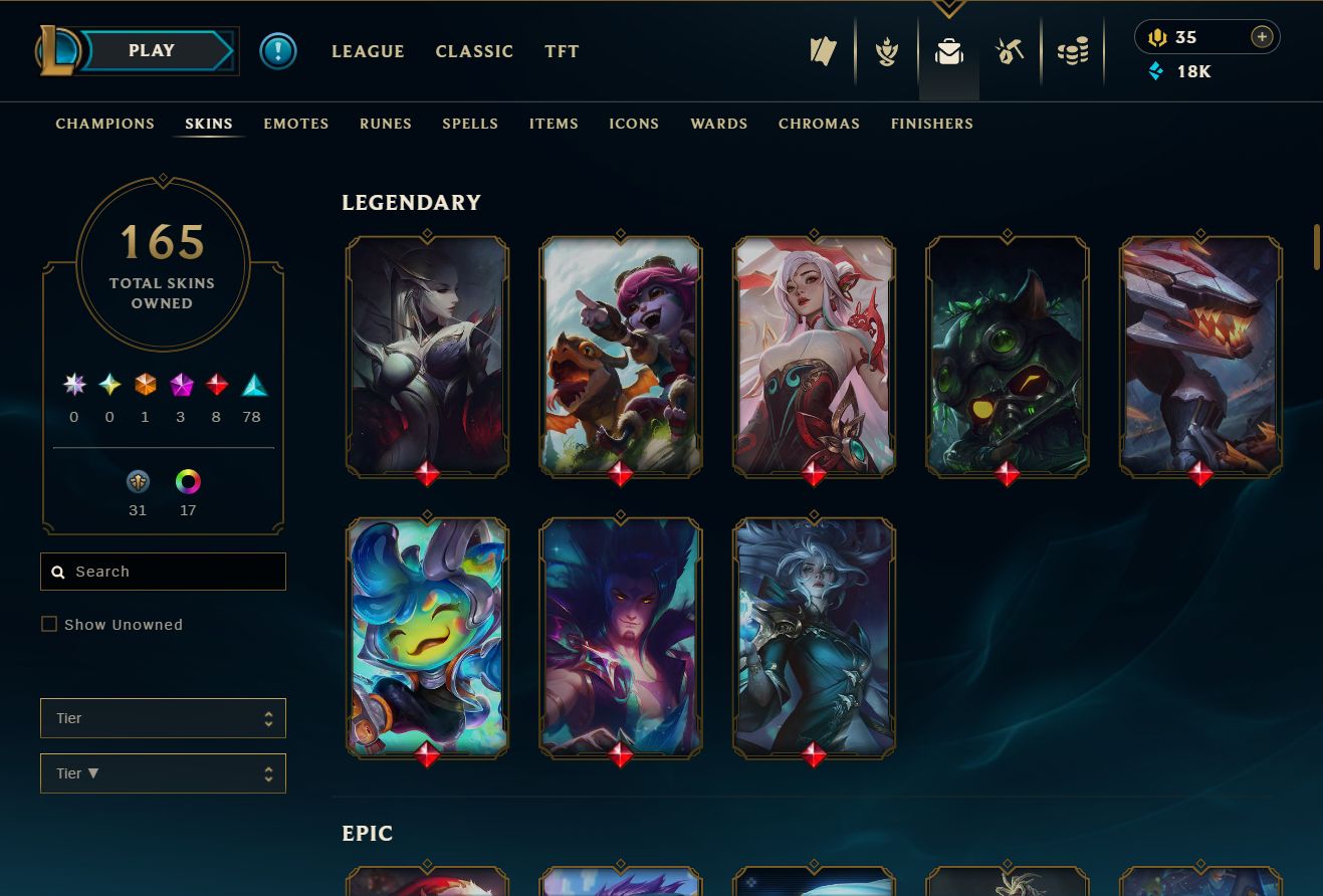 CONTA RIOT | VALORANT ASCENDENTE 1 + LOL 165 SKINS |