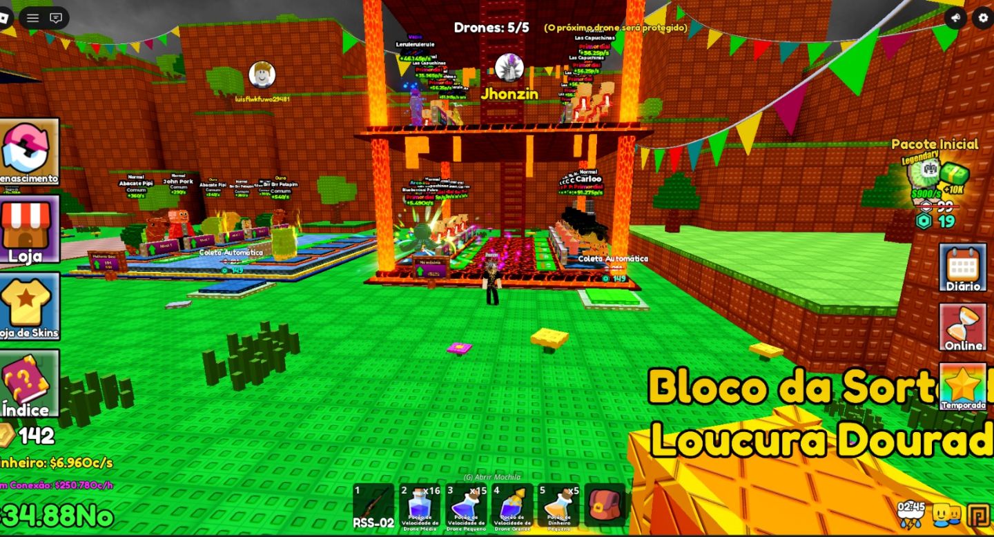CONTA NO ROBLOX ZENKAI 46 NO DBZ RAGE