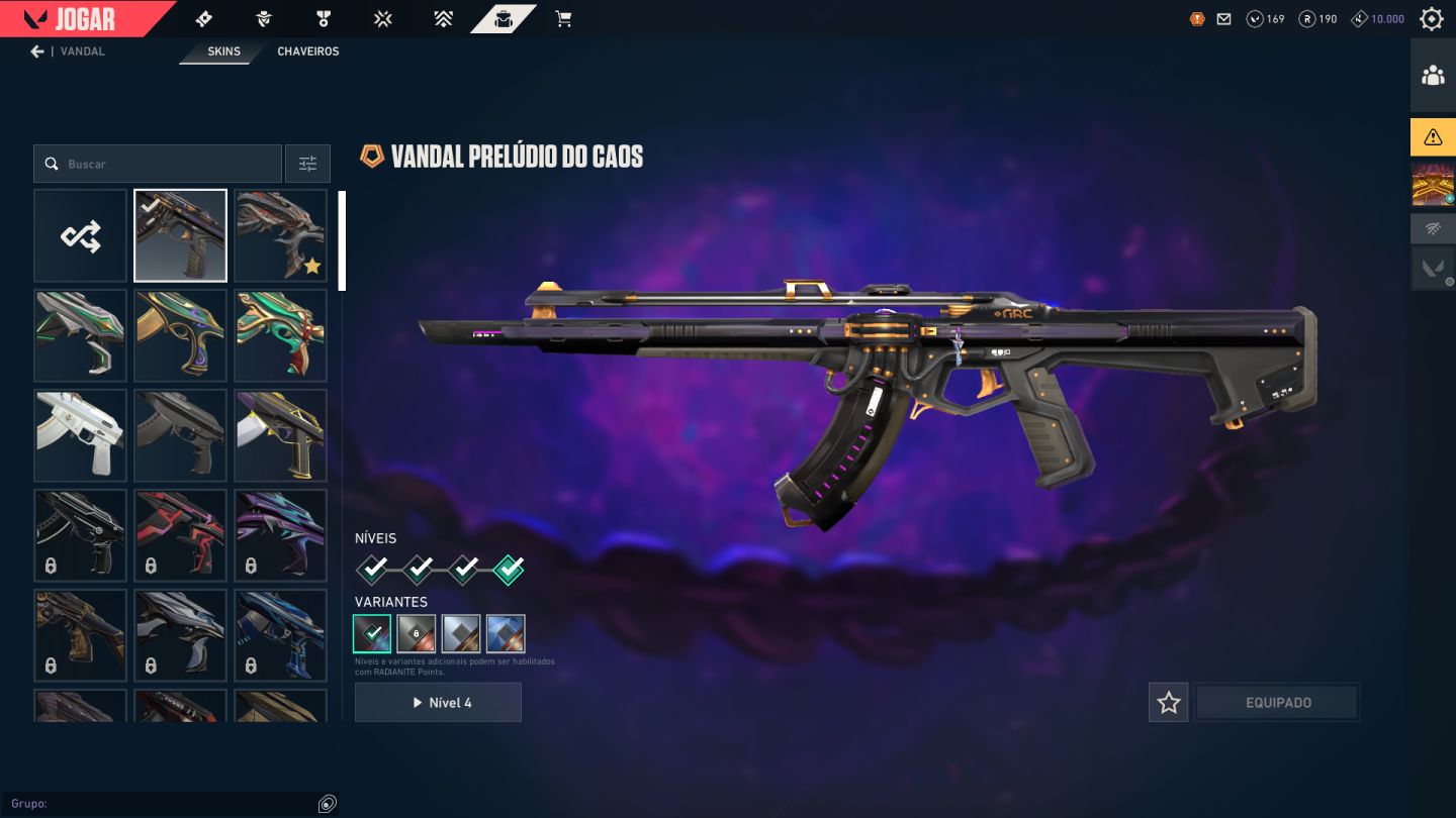 CONTA VALORANT FULL ACESSO COM VARIAS SKINS. SAQUEADORA SUBLIME ETC