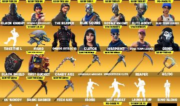 Conta de Fortnite com Cavaleiro negro mais todos os dados de recuperação !