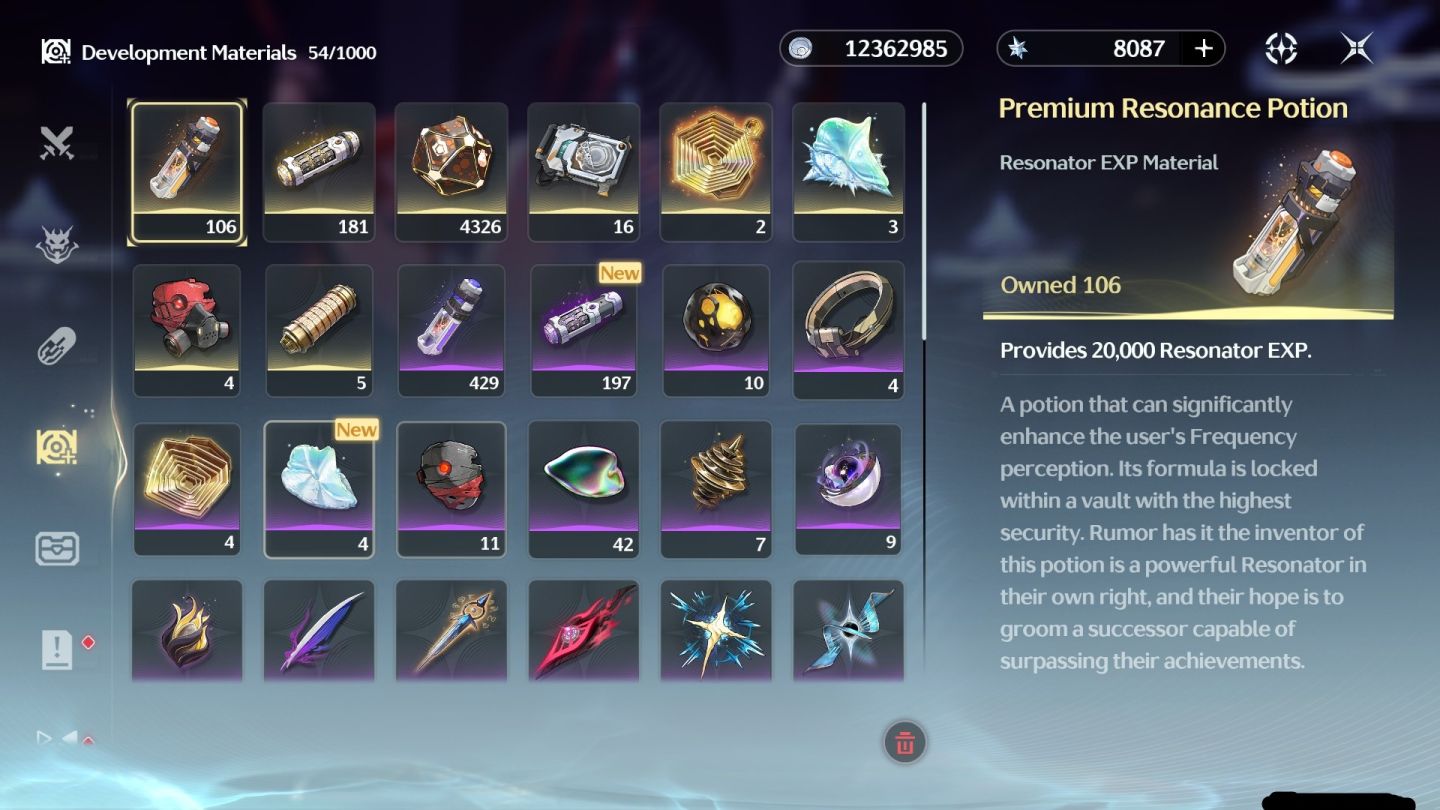 CONTA WUTHERING WAVES (UL 55) /5 LIMITADOS /4 ARMAS
