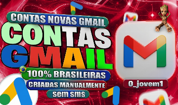 CONTAS GMAIL NOVAS DE QUALIDADE - IP BRASIL