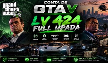 CONTA GTA 5 ONLINE PC | LVL 422 | $500 MILHÕES | FULL UPADA | LEGACY + ENHANCED