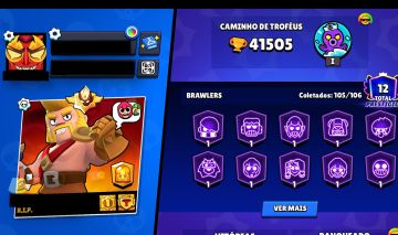 Conta Brawl Stars de 2019 | 106/107 Brawlers | Valor Negociável