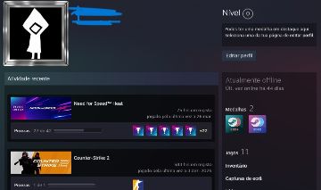 CONTA ANTIGA CS2 PRIME COM 4 MEDALHAS + 583 HORAS (PREMIER DISPONÍVEL) + BRINDE!