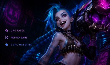 UPO SEU PASSE LOL - RETIRO BANS DE FILA - UPO MAESTRIA - TFT