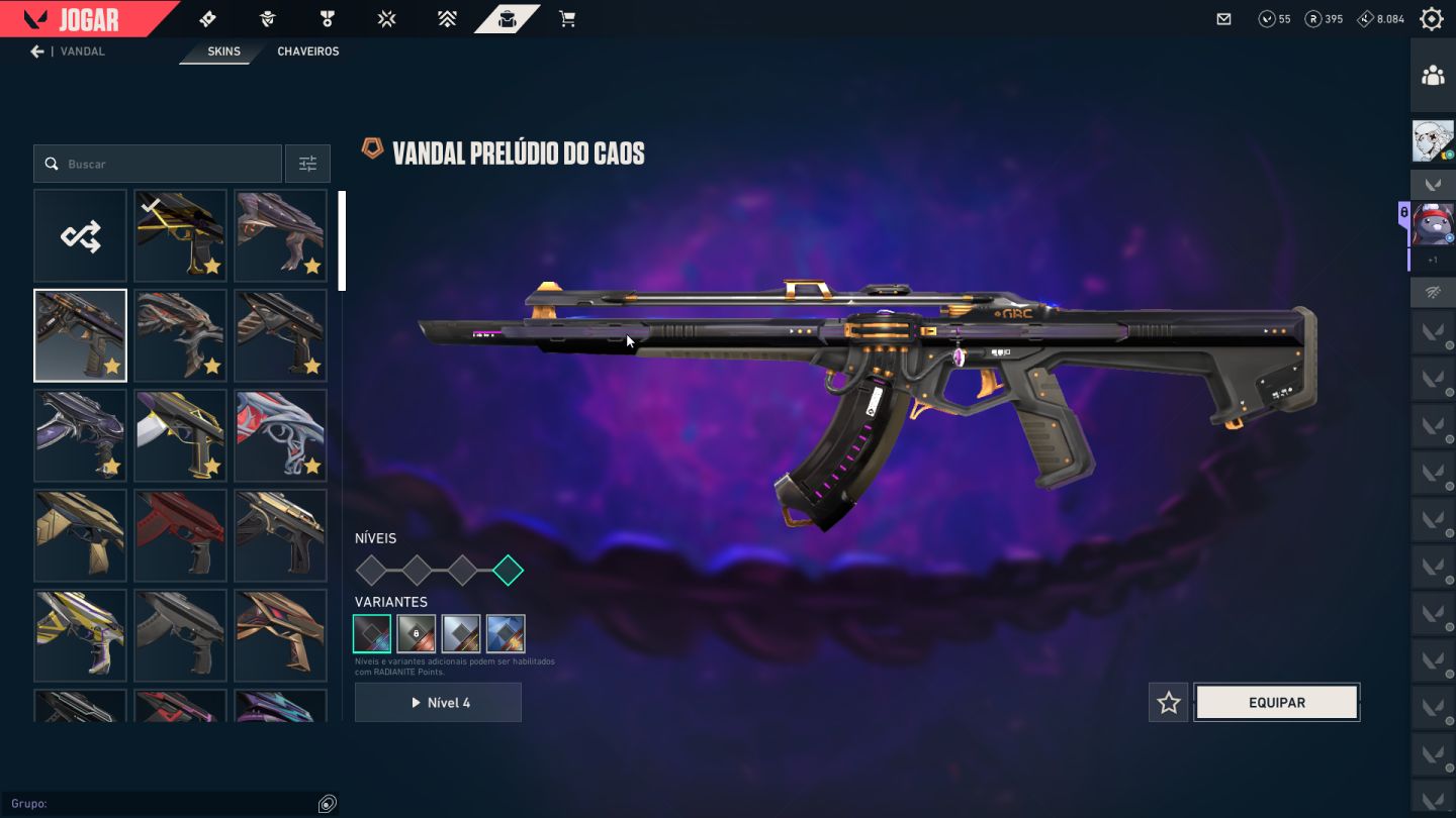 Conta Nvl 427 DIAMANTE | MUITAS SKINS | Pode email | Mando mais fotos