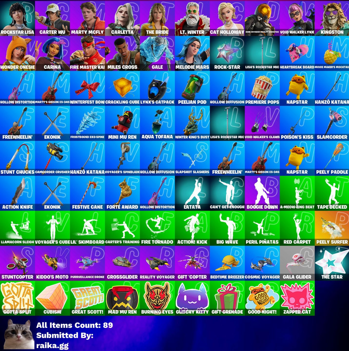 Conta Fortnite com Noiva + Lisa + Marty