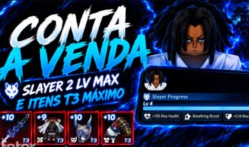 Conta Rengoku(supreme) respiração flame lvl max arma e armaduras t3 +10