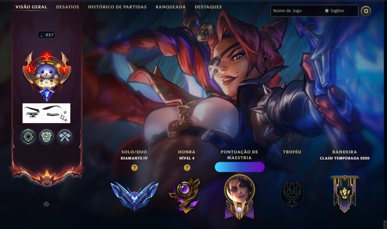 Conta LOL Diamante IV / 932 Skins / Único Dono / Nível 827 / Todos Campeões