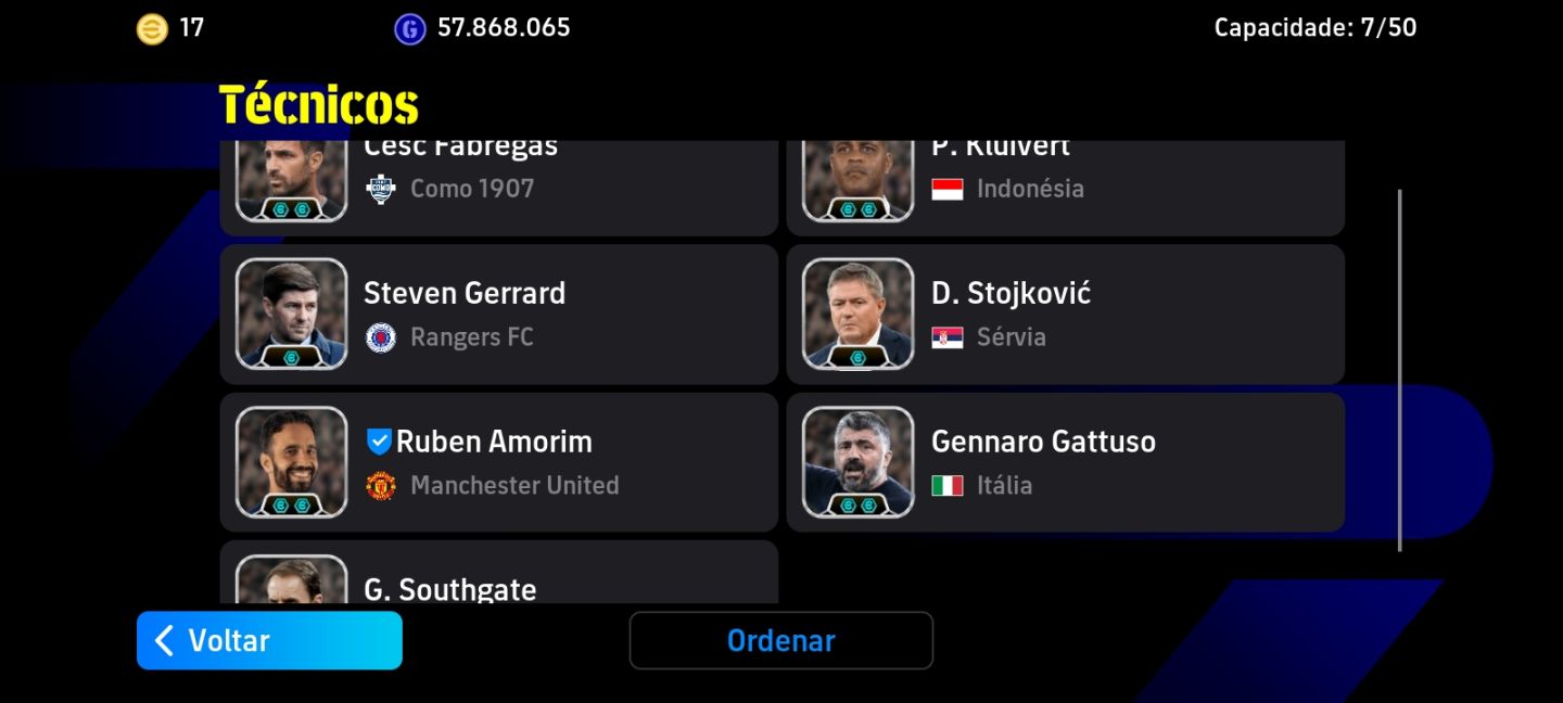 Conta eFootball FULL Braba do Romário Último Jogador Raiz e+++!!!