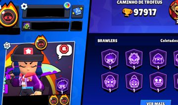 Brawl Stars Beta 97K | Full 104/104 | 437 Skins | 800+ Ícones Raros