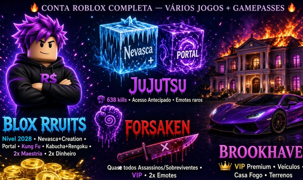CONTA ROBLOX BEM BOA!