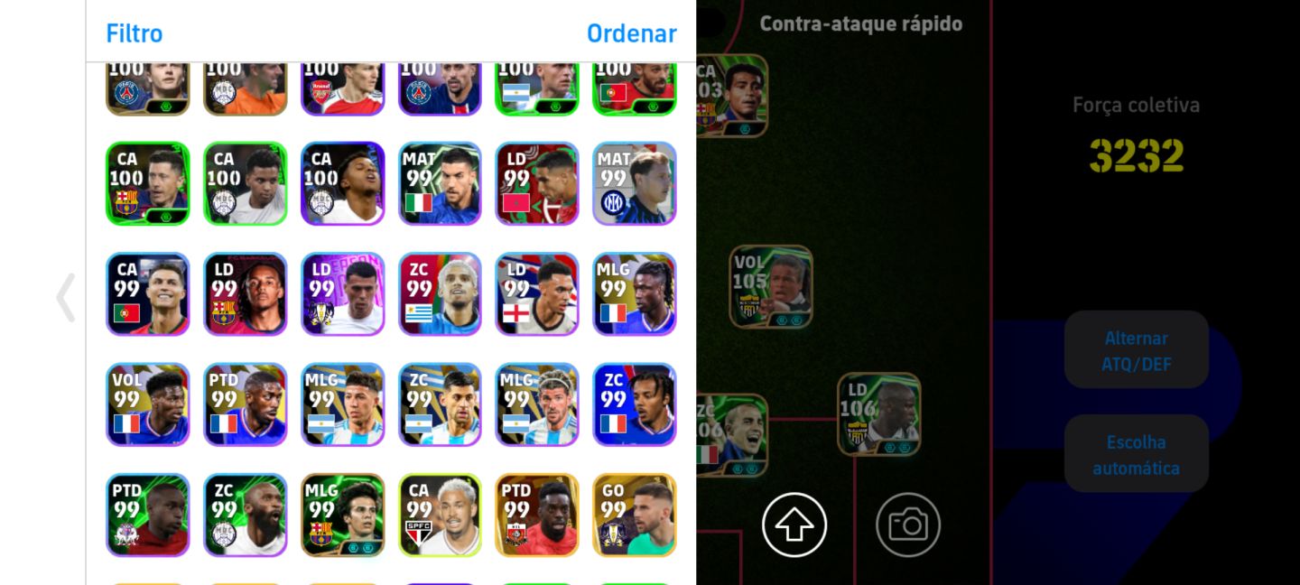 CONTA DE eFOOTBALL À VENDA! | ELENCO FORTE, CRAQUES E ÓTIMOS JOGADORES!