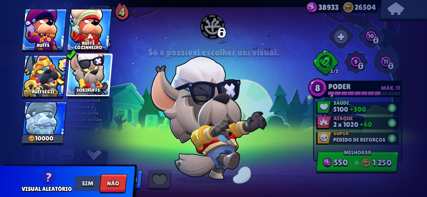 101/105 Brawlers | 51 Hipercargas | 26K Coins | 40.400 Troféus