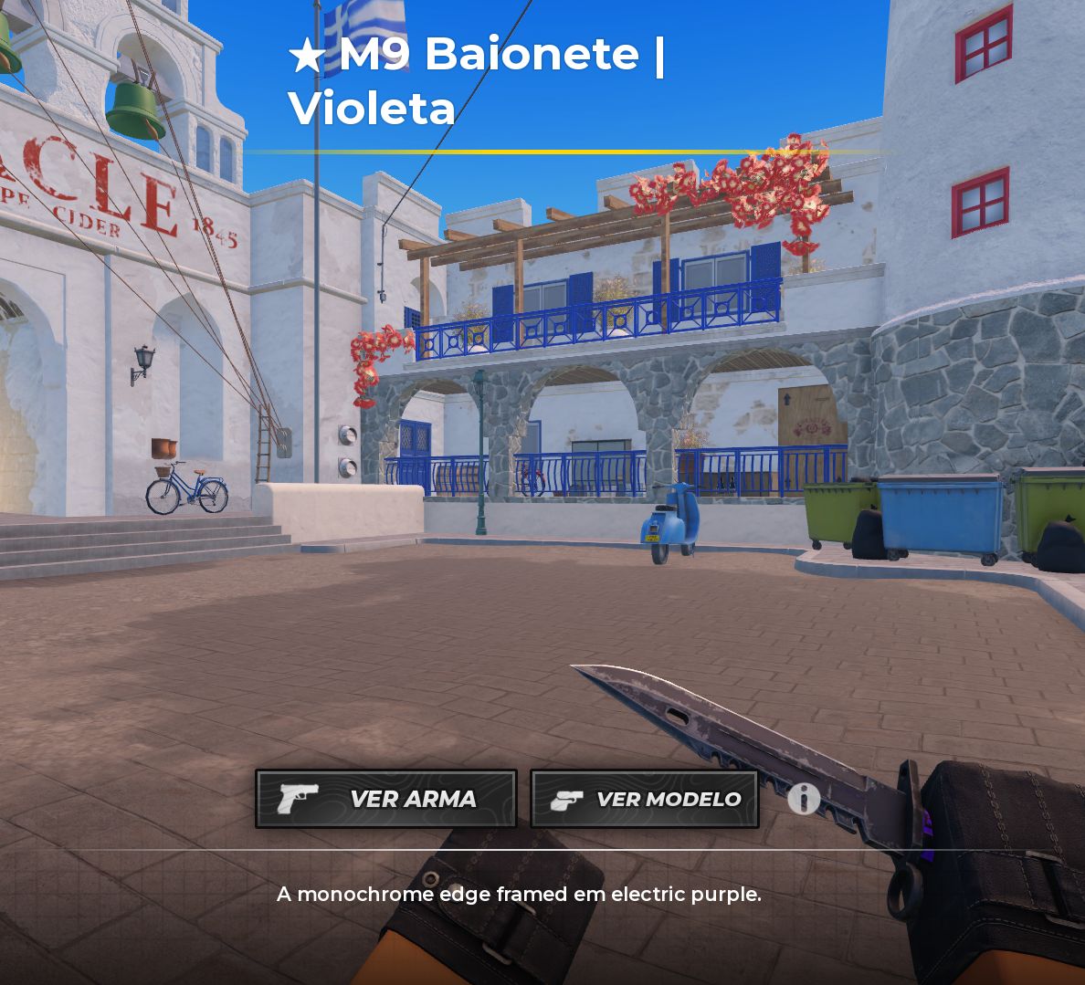 M9 Bayonet Violet - Bloxtstrike