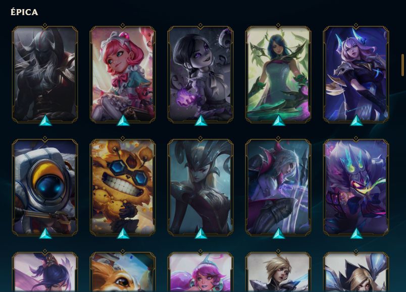 Conta de LoL Skin LeBlanc Lenda Ascendida Mitica e +17 Skins Lendárias