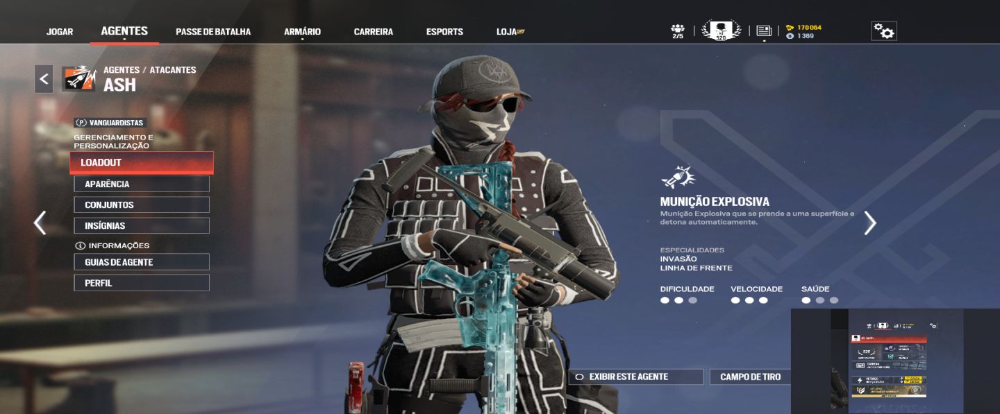 Conta Rainbow Six Siege Lv 520