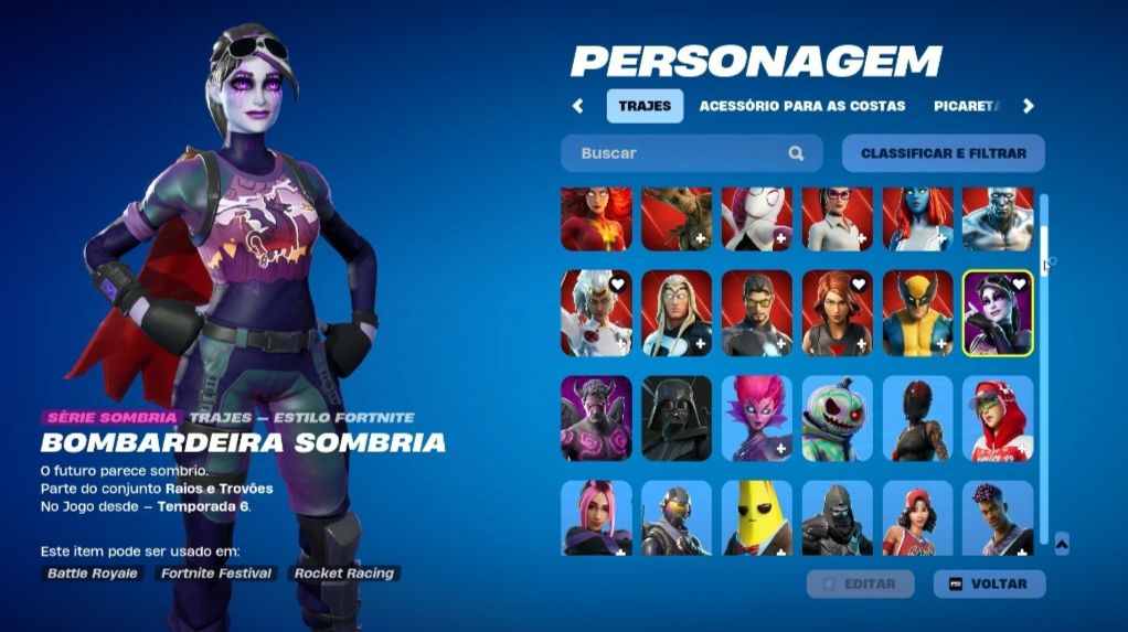 Conta Fortnite OG TRYHARD| Travis Scott | Bandido Psicopata | Peixoto World Cup