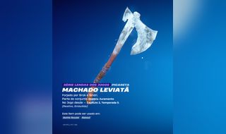 Fortnite 115 Skins, Machado Leviatã, Neymar, Lara Croft e 6 Passes Completos