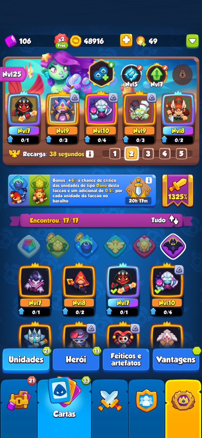 Conta Rush Royale w/ Fenix lv15