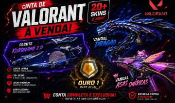 Conta Valorant 20+ skins e Pacote Kuronami 2.0