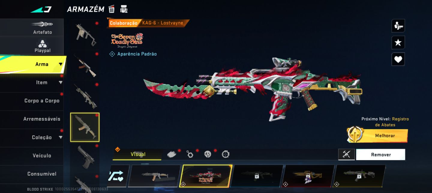 Conta nível Max com skins eternas