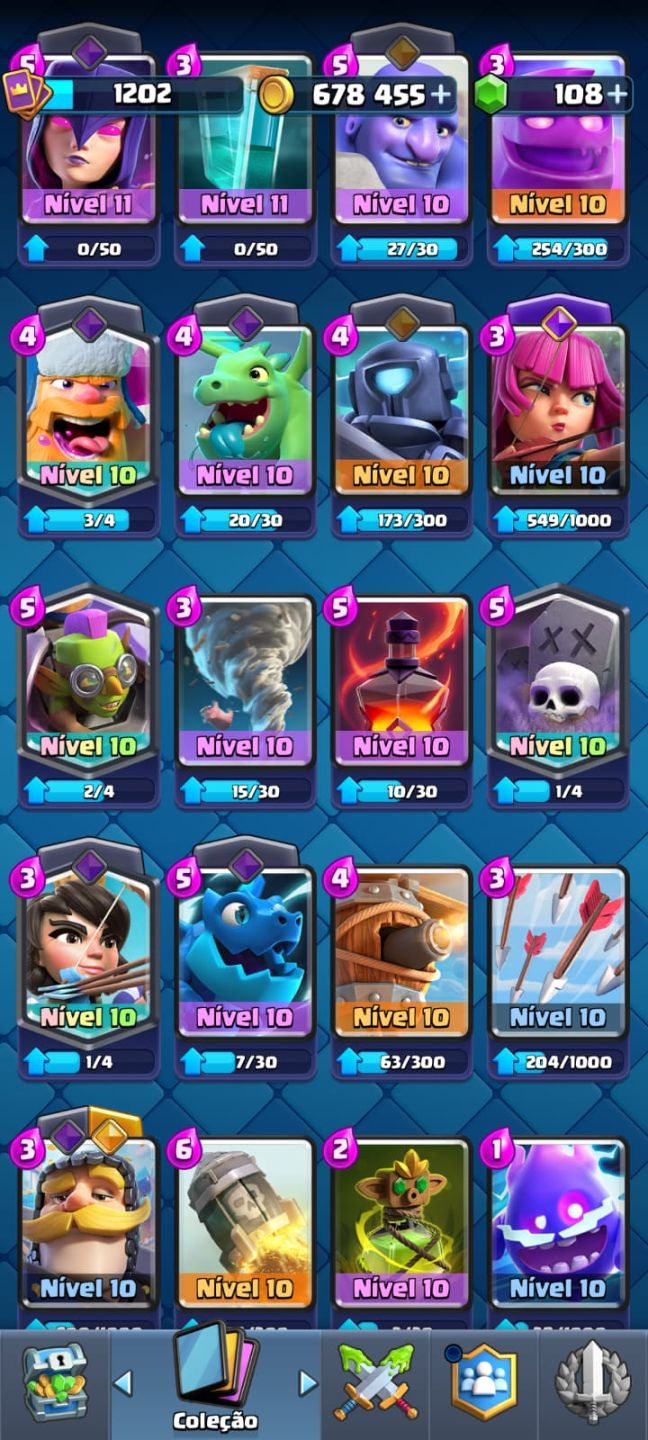 CONTA CLASH ROYALE À VENDA (8.170 TROFÉUS)!