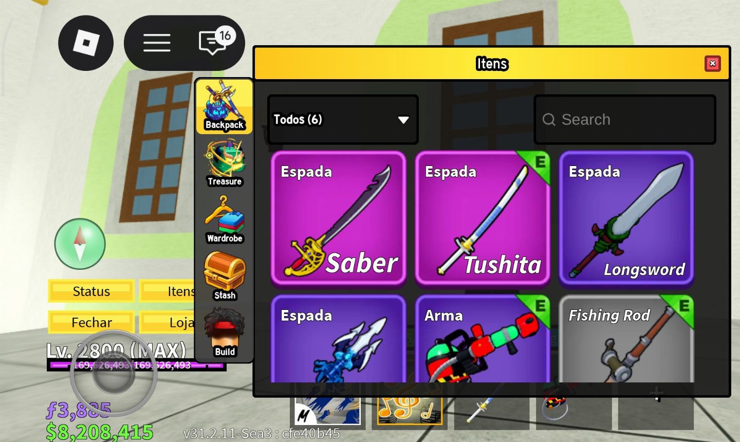 Conta de blox fruts para iniciar,com stens bons e NVL max
